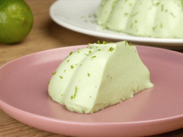 Pudim de limão delicioso sem ir ao forno